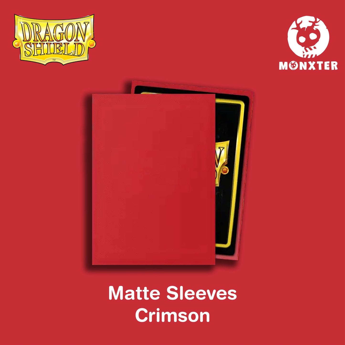 Dragon Shield Crimson Matte Sleeves