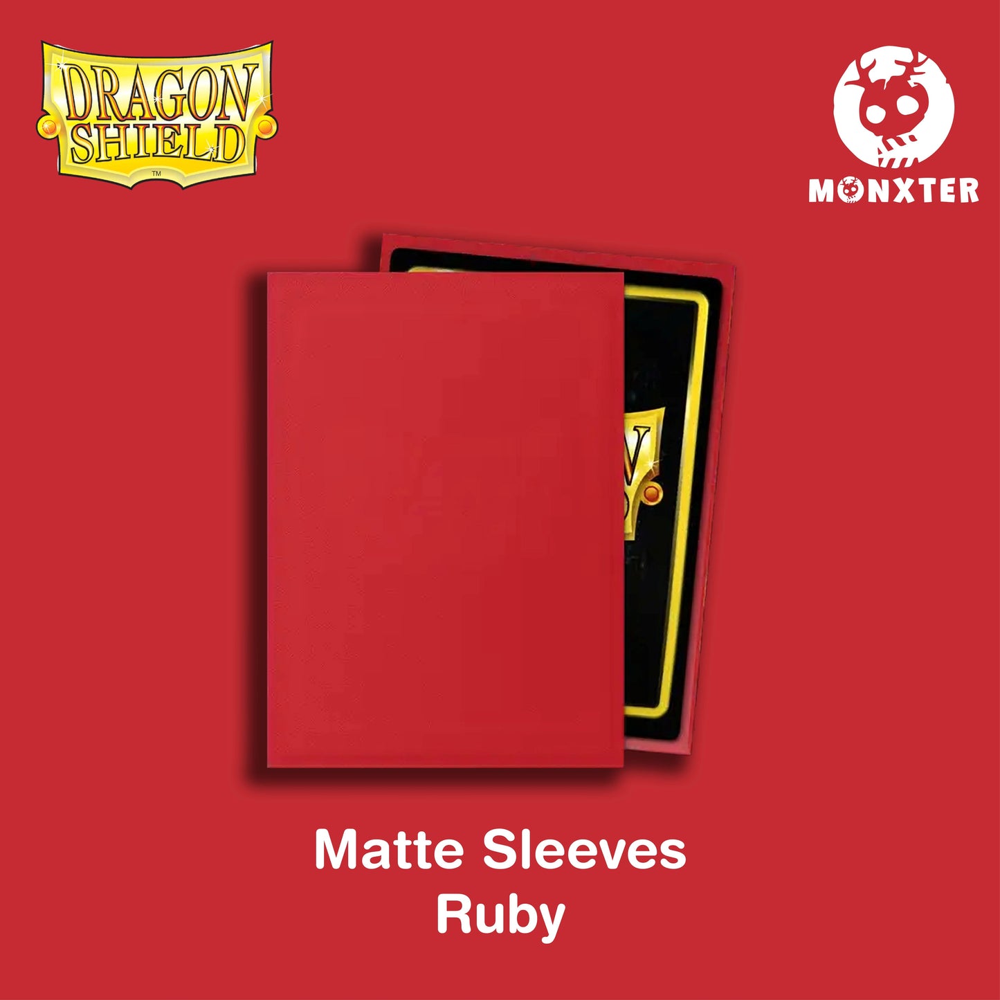 Dragon Shield Ruby Matte Sleeves