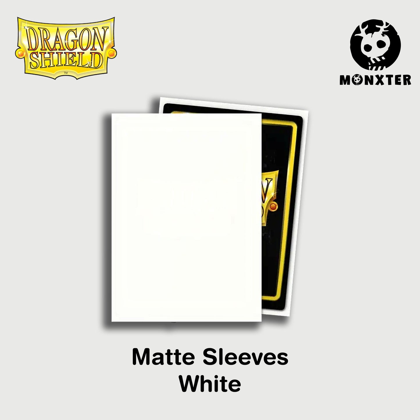 Dragon Shield White Matte Sleeves