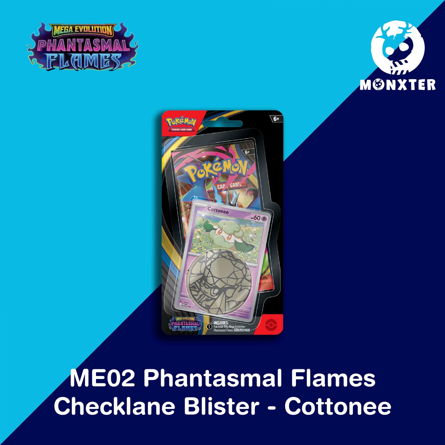 Pokémon TCG - Mega Evolution ME02 Phantasmal Flames Checklane Blister