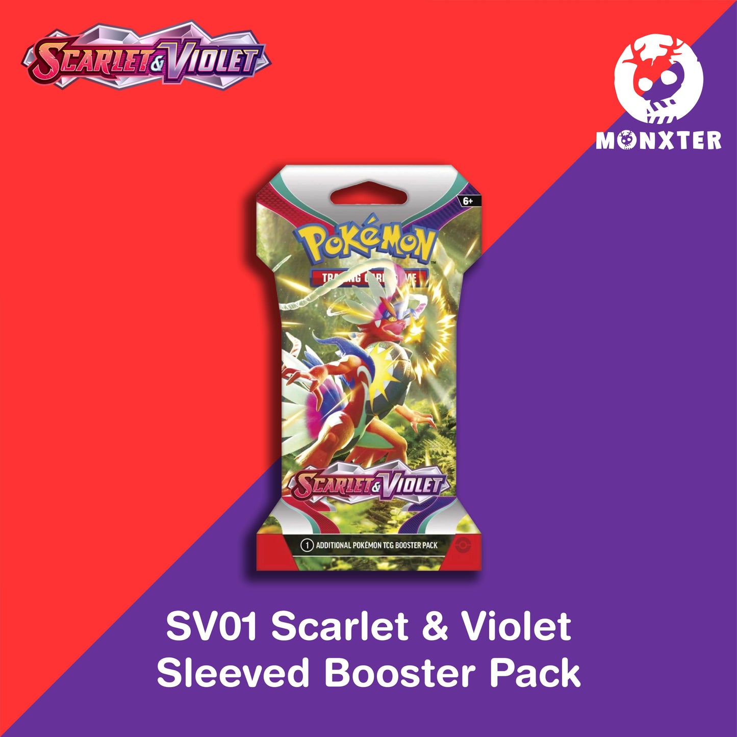 Pokémon TCG: Scarlet & Violet SV01 Booster Pack (Sleeved)