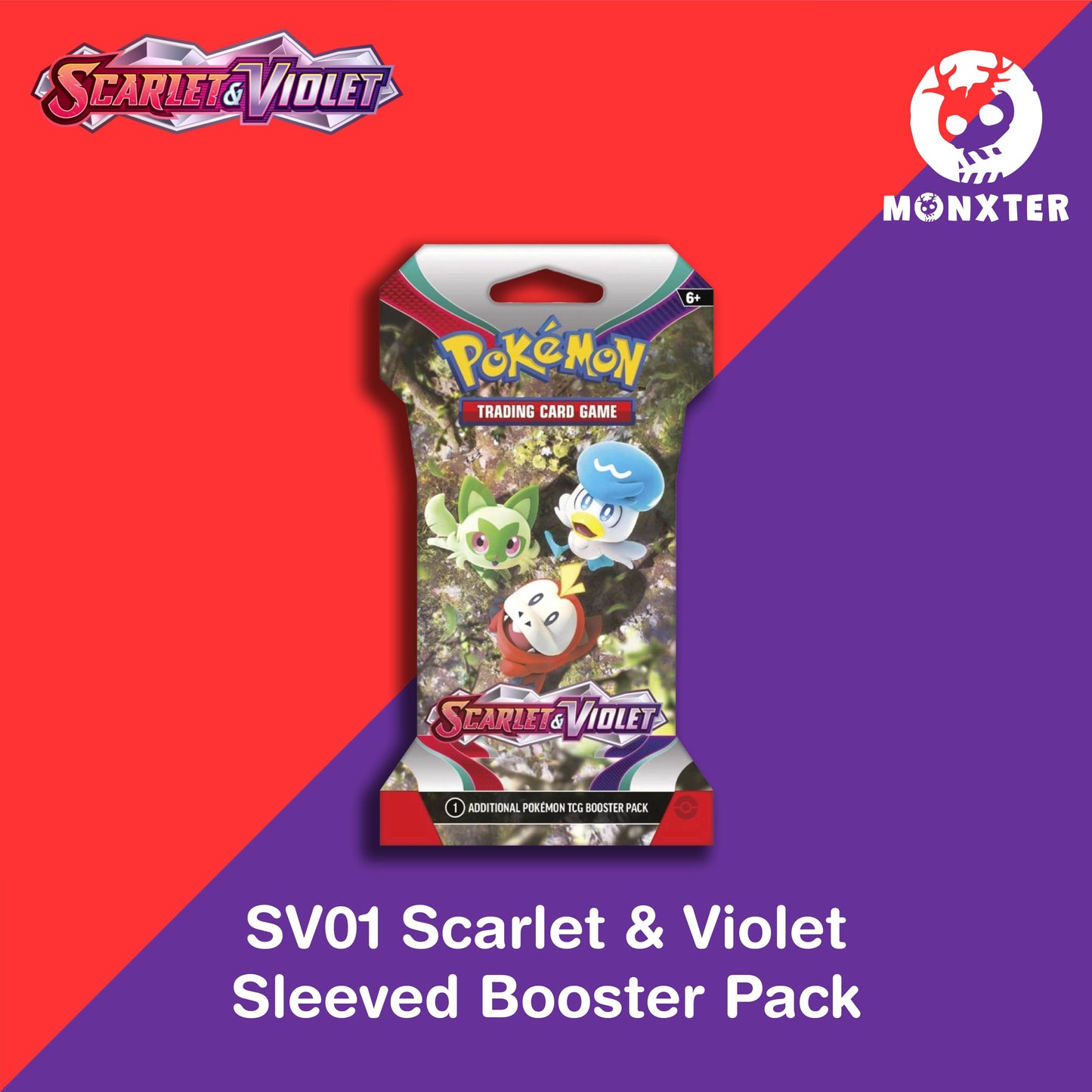 Pokémon TCG: Scarlet & Violet SV01 Booster Pack (Sleeved)