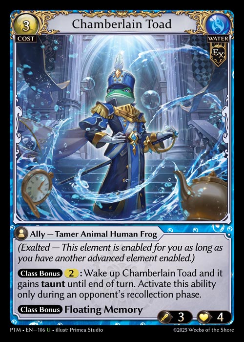 Chamberlain Toad - Phantom Monarchs