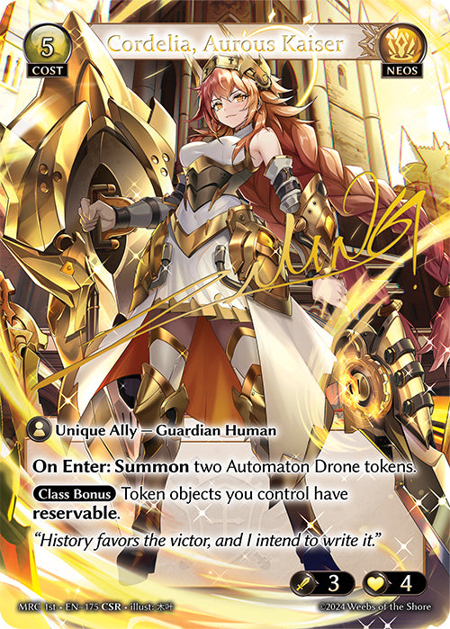 Cordelia, Aurous Kaiser (CSR) - Mercurial Heart