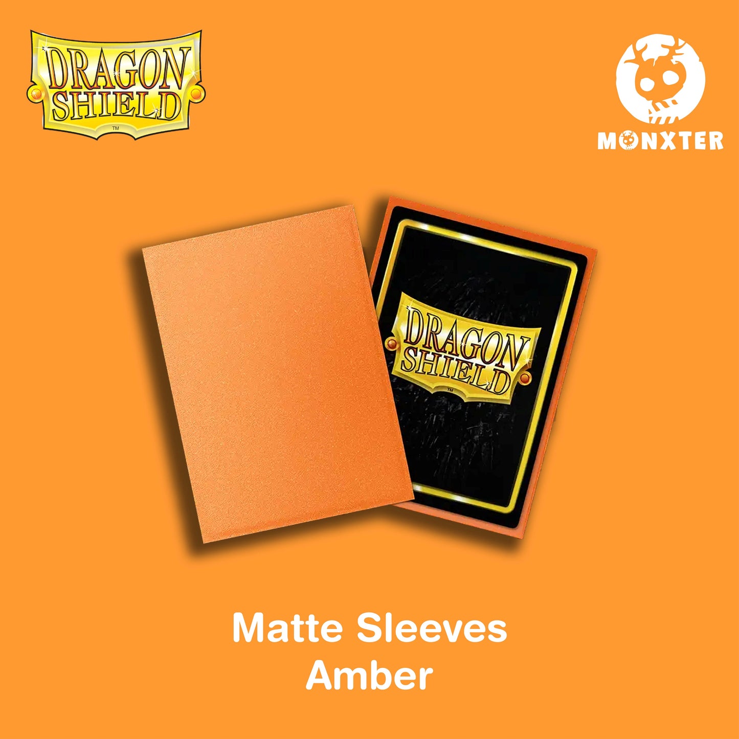 Dragon Shield Amber Matte Sleeves