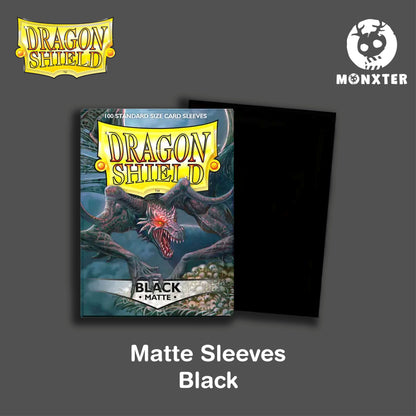 Dragon Shield Black Matte Sleeves