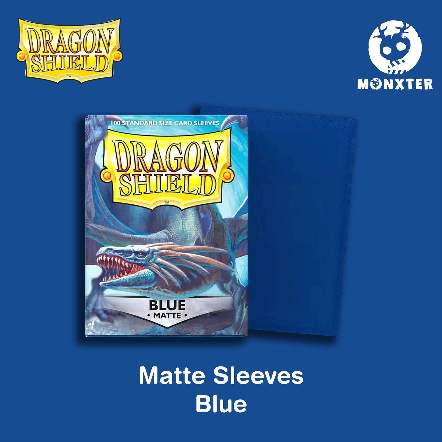 Dragon Shield Blue Matte Sleeves
