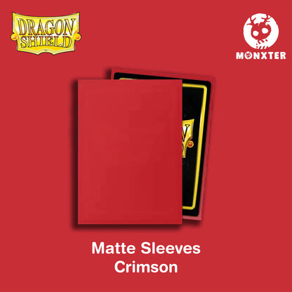 Dragon Shield Crimson Matte Sleeves