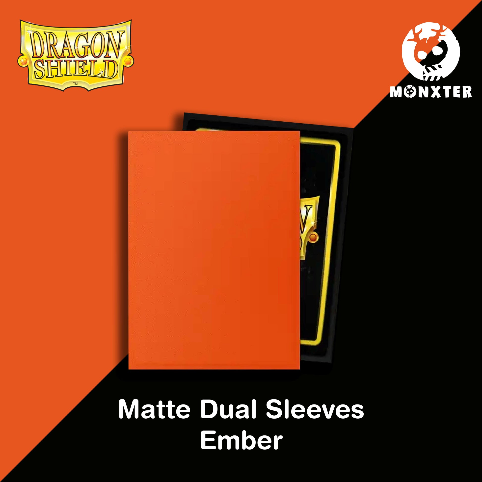 Dragon Shield Ember Matte Dual Sleeves