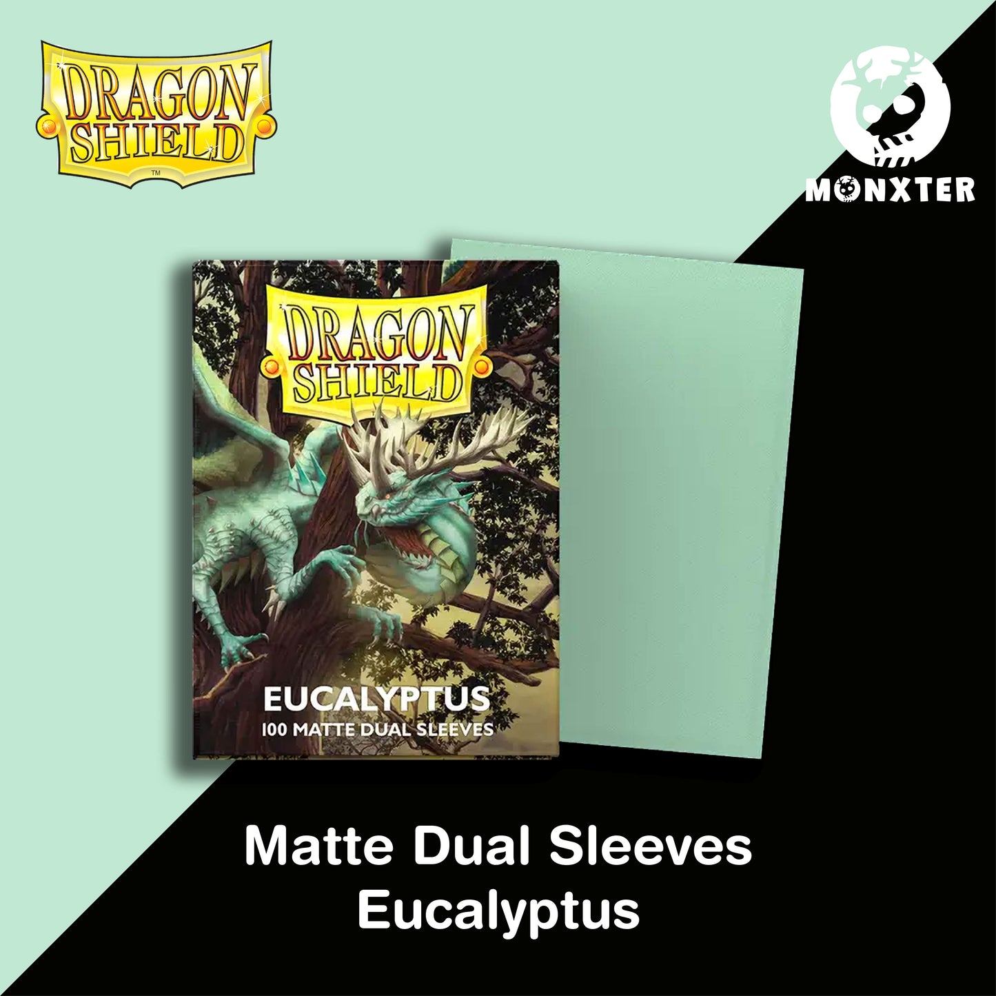 Dragon Shield Eucalyptus Matte Dual Sleeves
