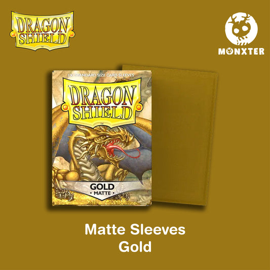 Dragon Shield Gold Matte Sleeves