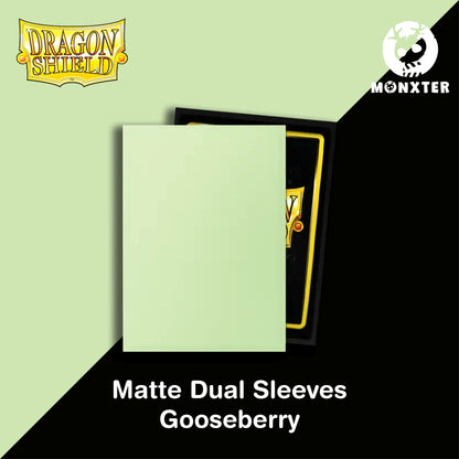 Dragon Shield Gooseberry Matte Dual Sleeves