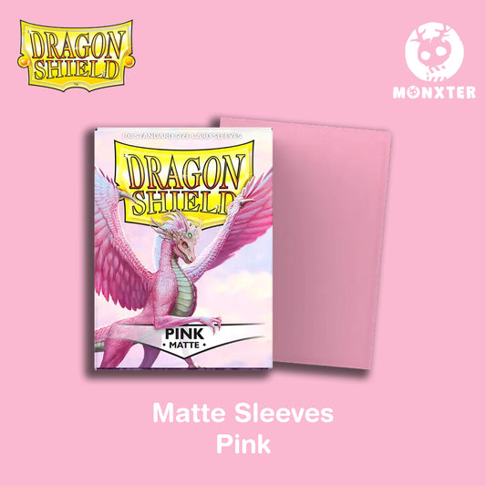 Dragon Shield Pink Matte Sleeves