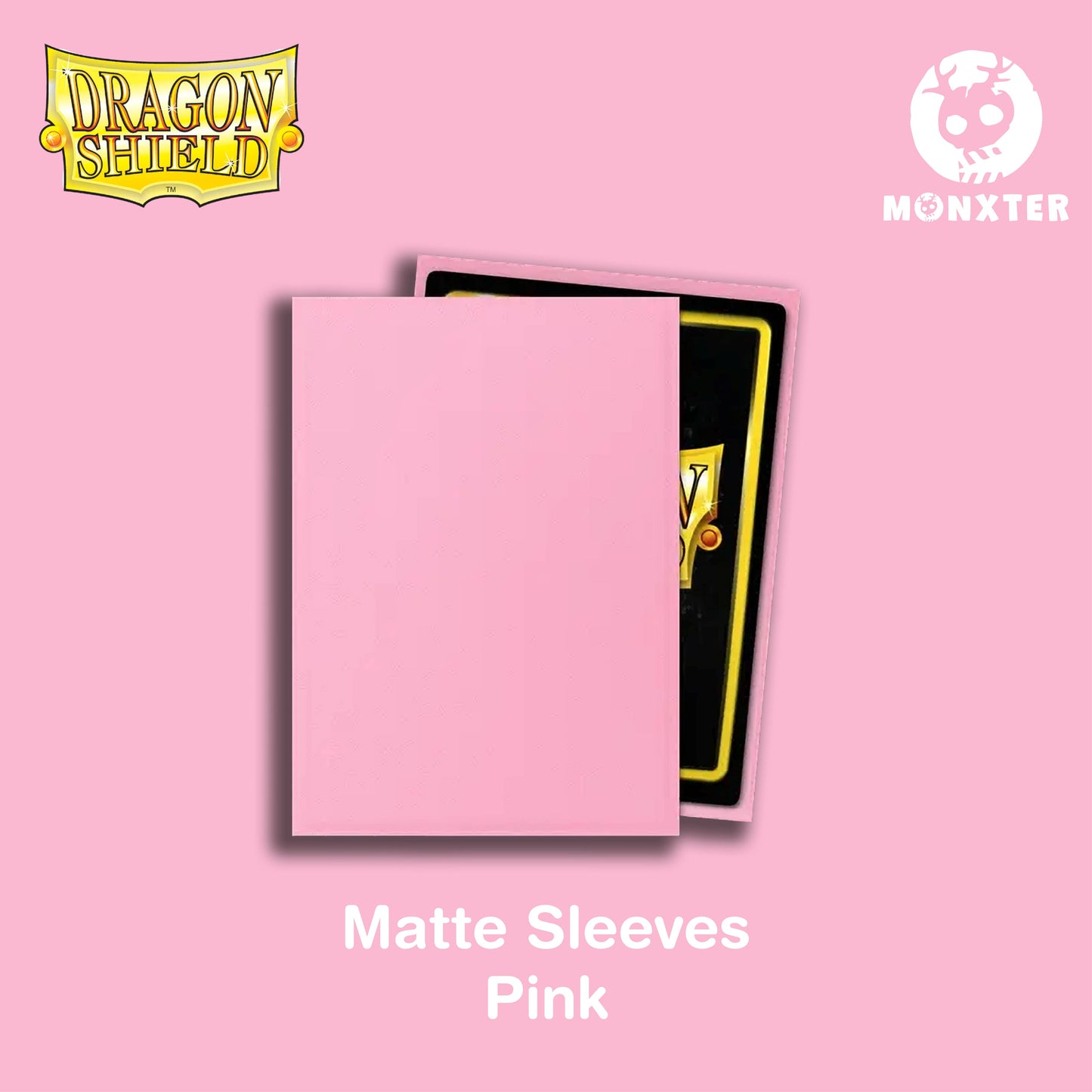 Dragon Shield Pink Matte Sleeves