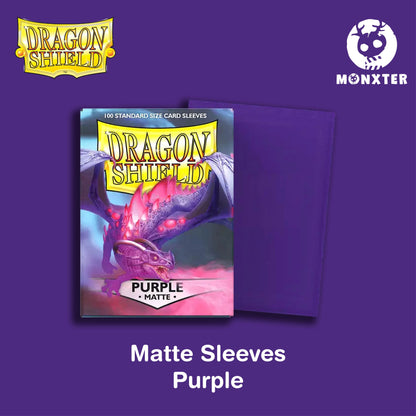 Dragon Shield Purple Matte Sleeves