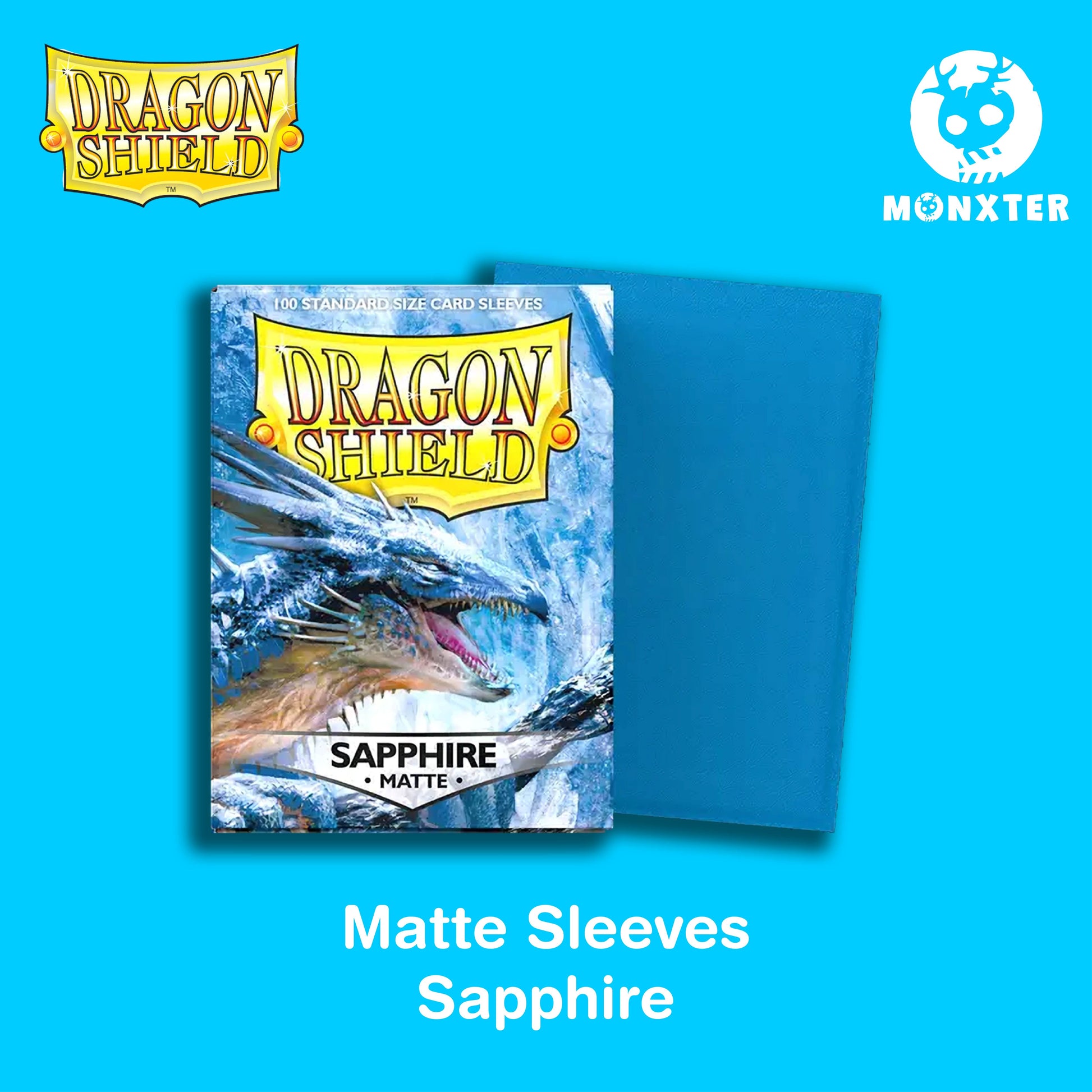 Dragon Shield Sapphire Matte Sleeves