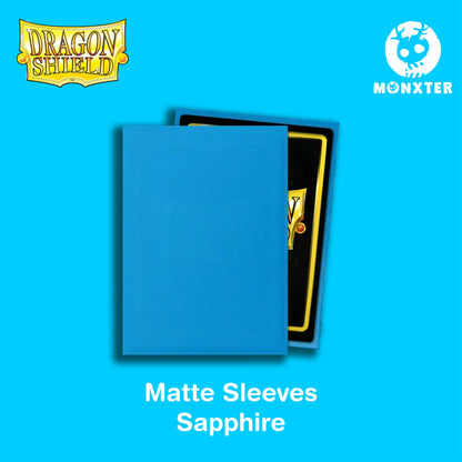 Dragon Shield Sapphire Matte Sleeves