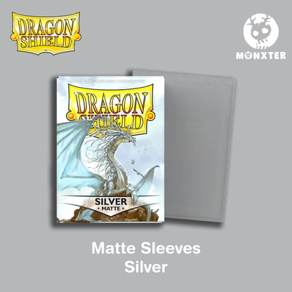 Dragon Shield Silver Matte Sleeves
