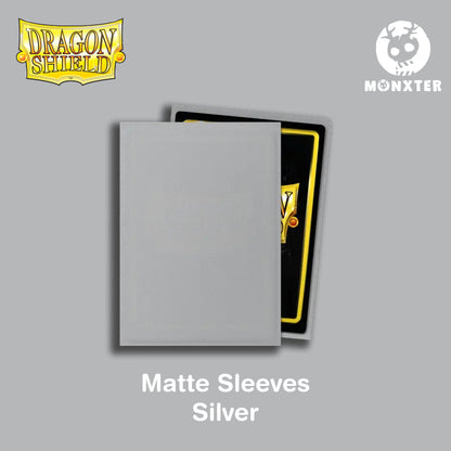 Dragon Shield Silver Matte Sleeves