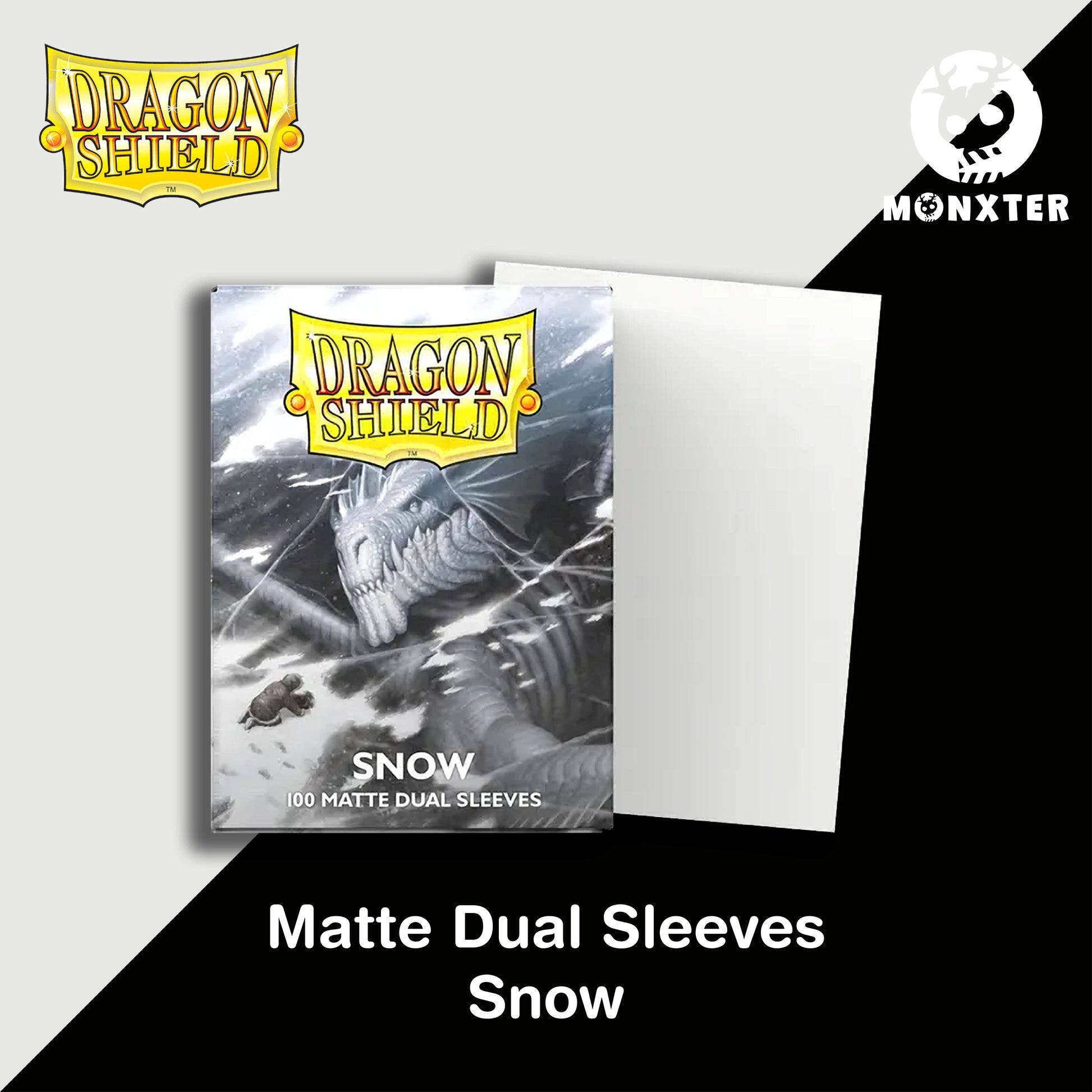 Dragon Shield Snow Matte Dual Sleeves