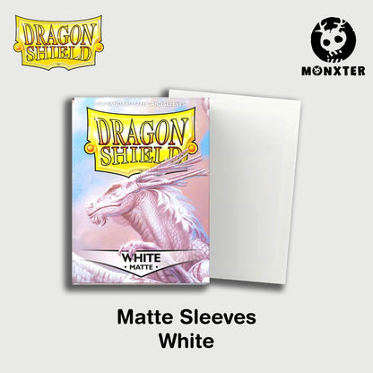 Dragon Shield White Matte Sleeves