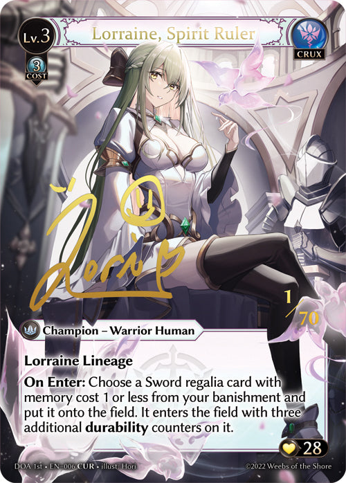 Lorraine, Spirit Ruler (CUR) - Dawn of Ashes