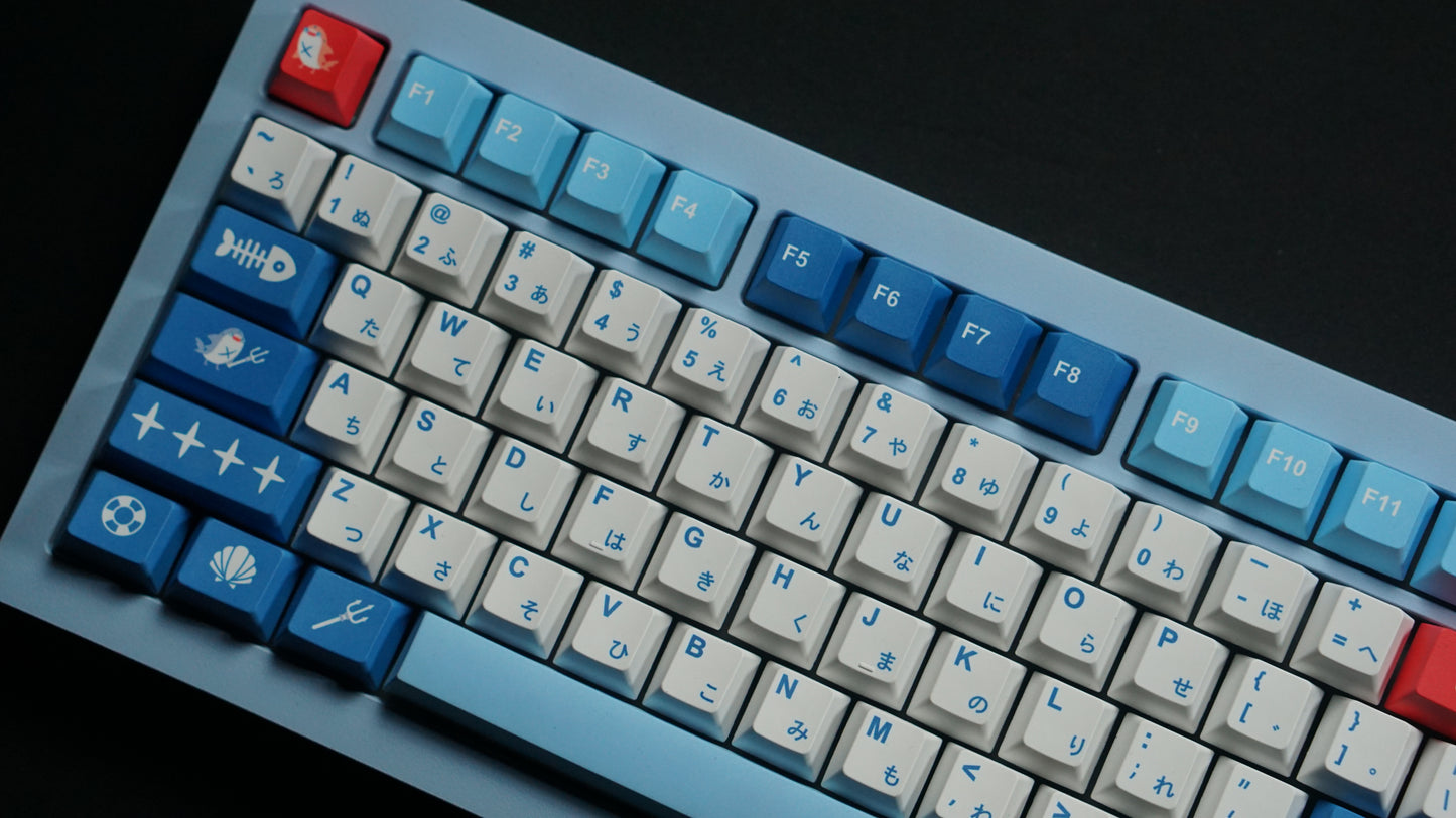 Hololive Myth Gawr Gura Keycaps Set