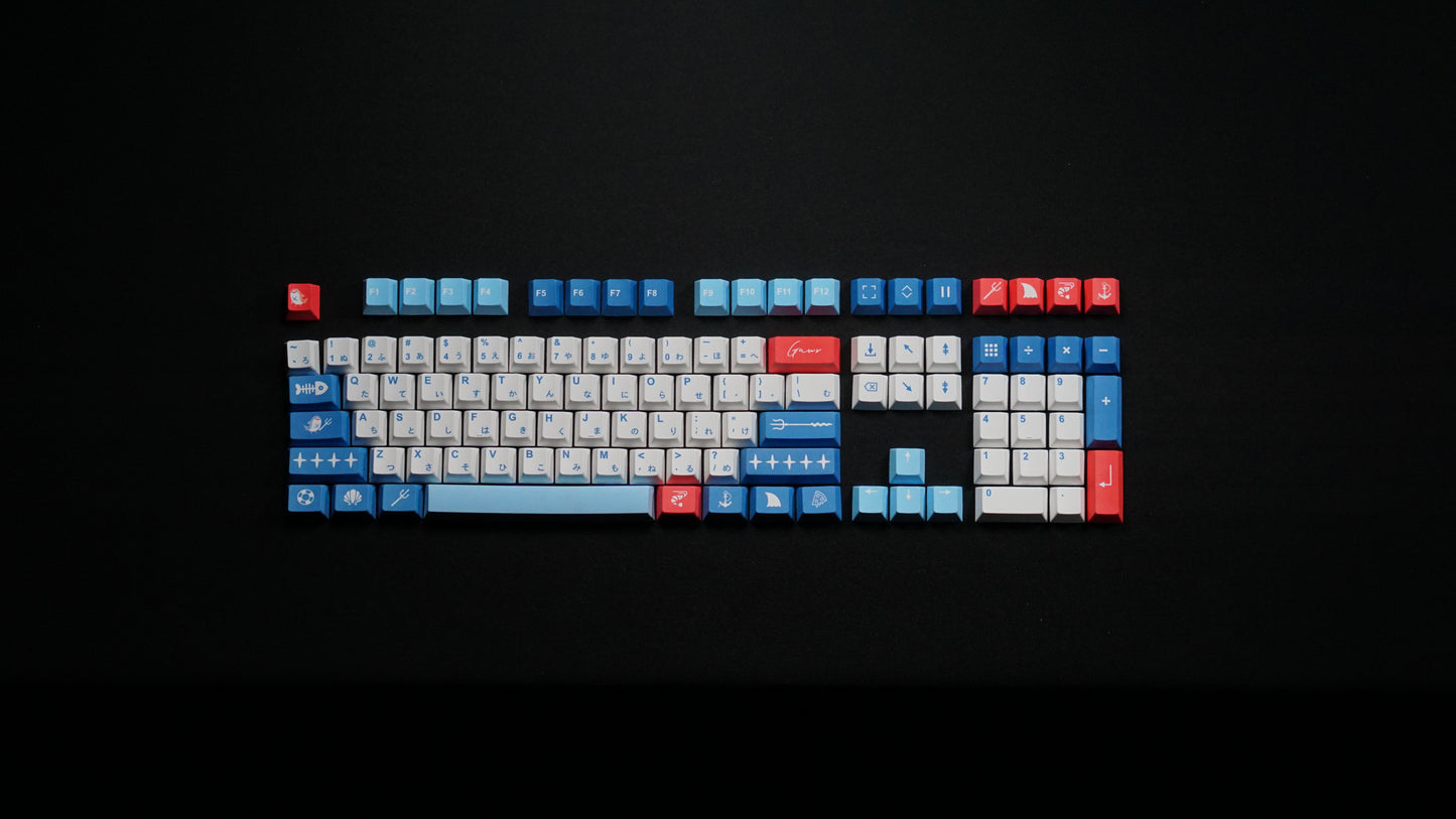 Hololive Myth Gawr Gura Keycaps Set