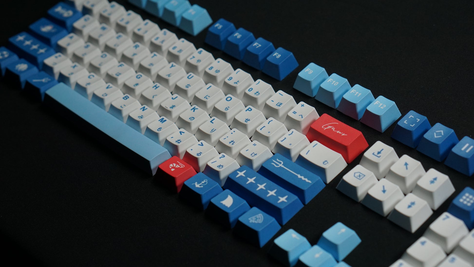 Hololive Myth Gawr Gura Keycaps Set