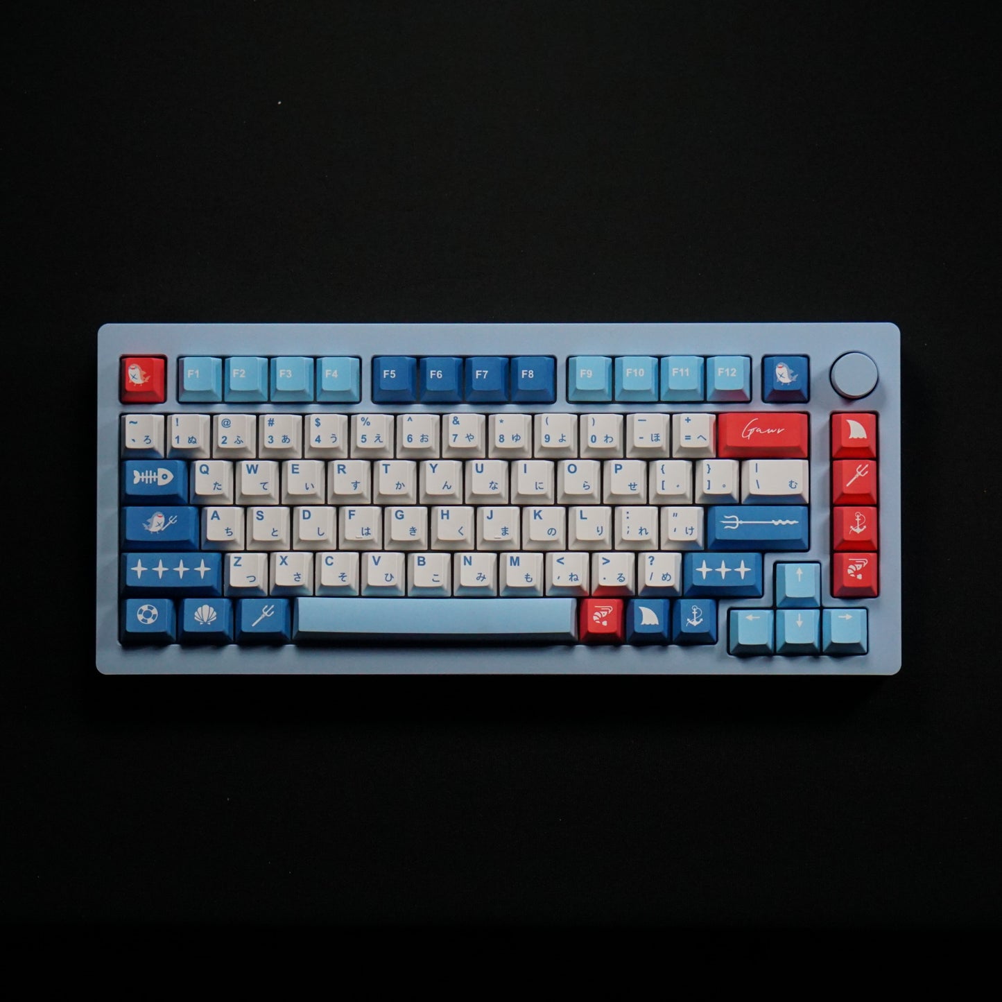 Hololive Myth Gawr Gura Keycaps Set