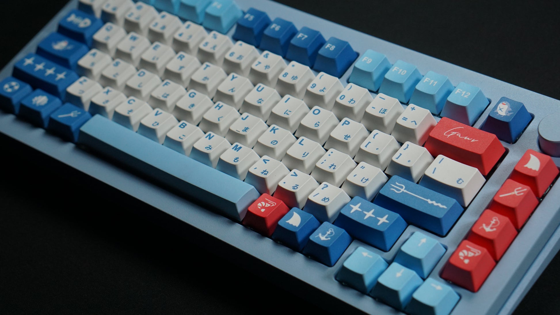 Hololive Myth Gawr Gura Keycaps Set