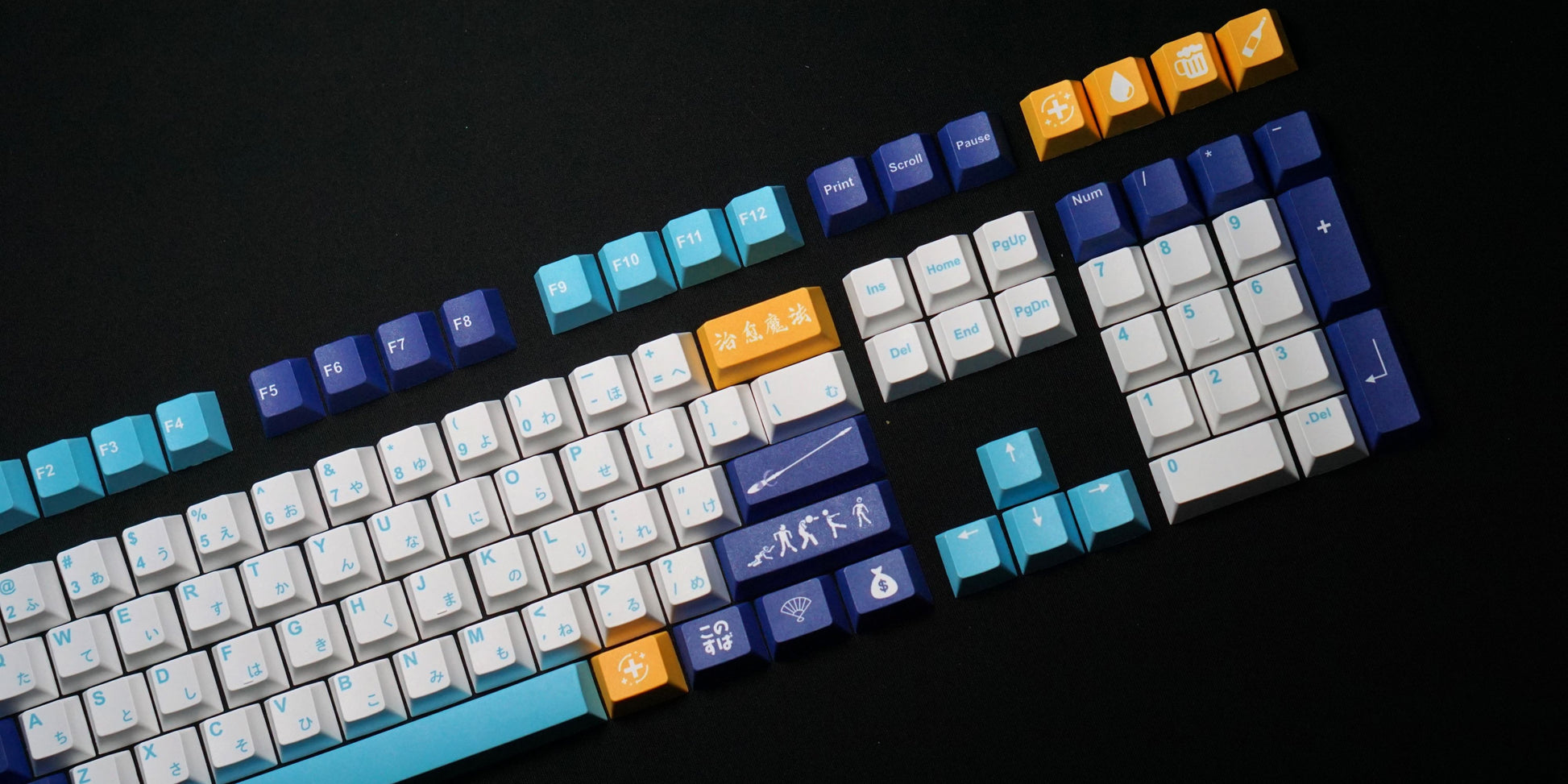 Konosuba Aqua Keycaps Set