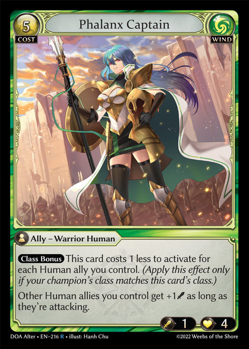 Phalanx Captain - Dawn of Ashes