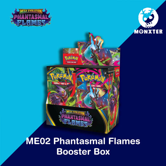 Pokémon TCG - Mega Evolution ME02 Phantasmal Flames Booster Box