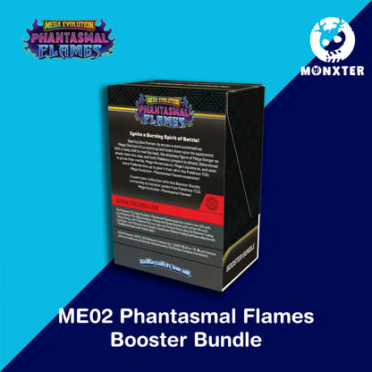 Pokémon TCG - Mega Evolution ME02 Phantasmal Flames Booster Bundle