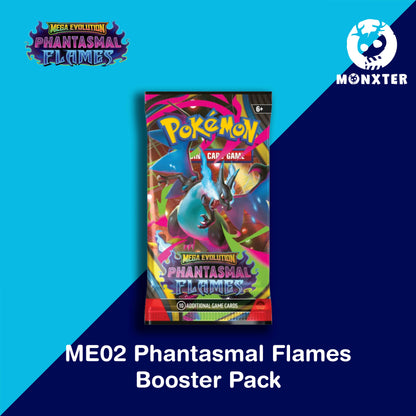 Pokémon TCG - Mega Evolution ME02 Phantasmal Flames Booster Pack