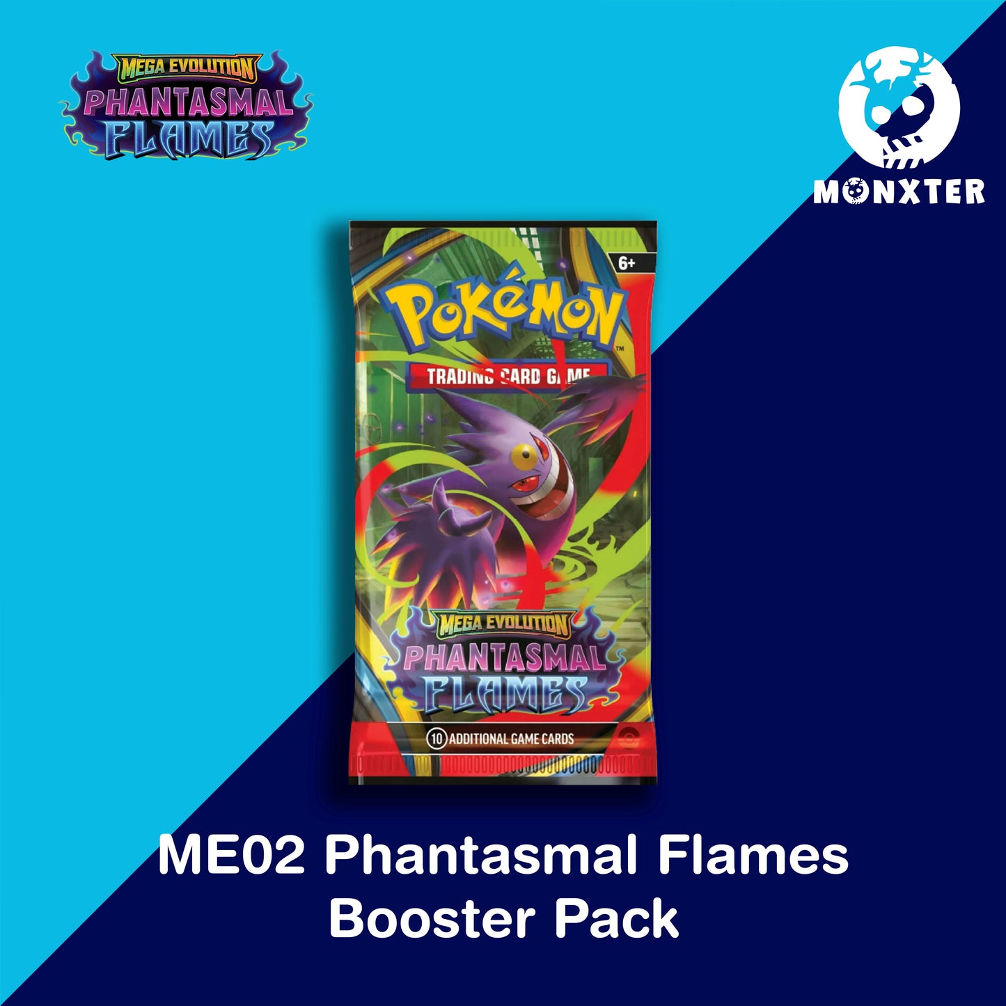 Pokémon TCG - Mega Evolution ME02 Phantasmal Flames Booster Pack