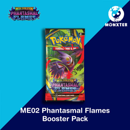 Pokémon TCG - Mega Evolution ME02 Phantasmal Flames Booster Pack