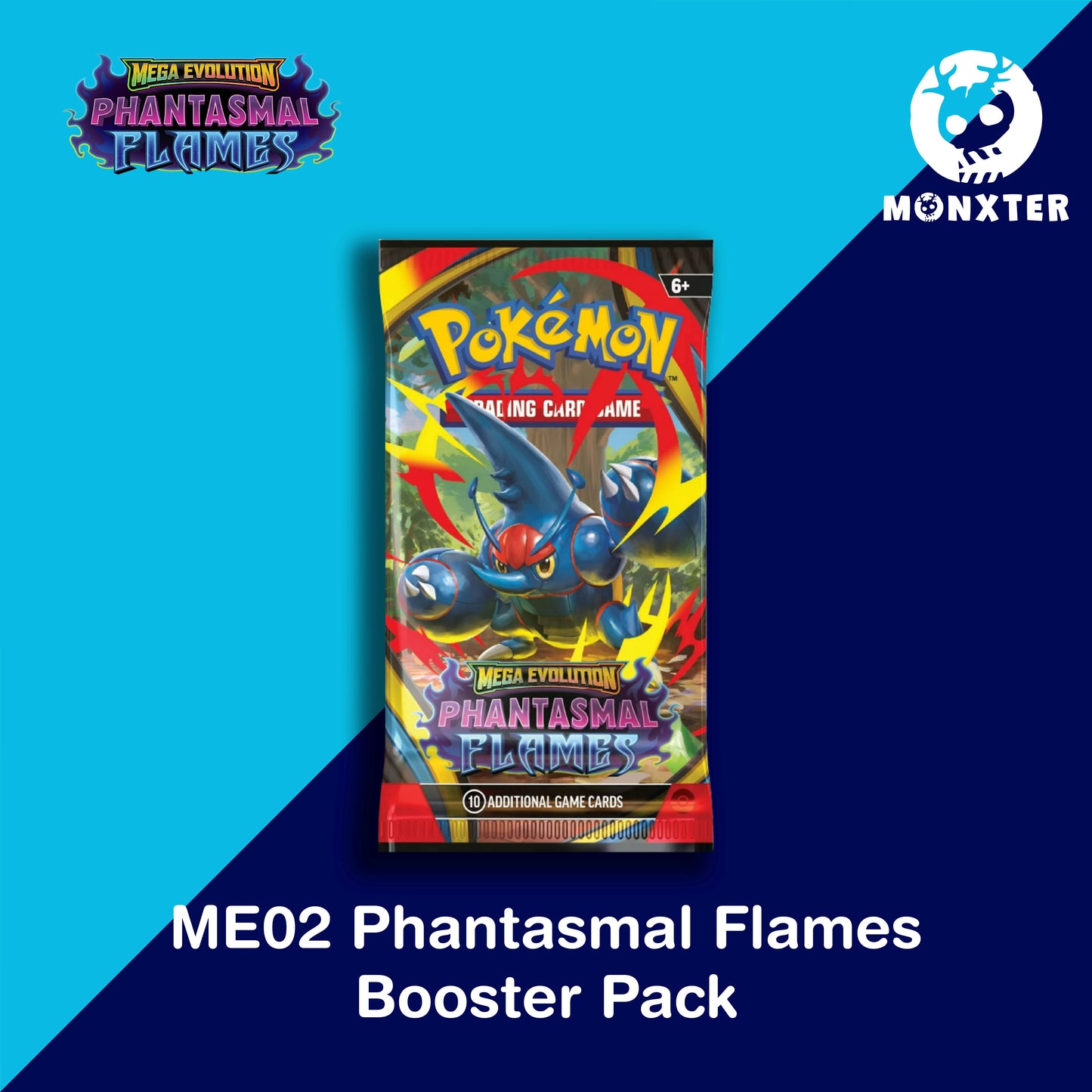 Pokémon TCG - Mega Evolution ME02 Phantasmal Flames Booster Pack