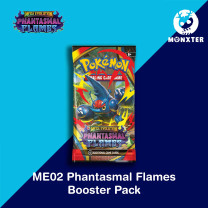 Pokémon TCG - Mega Evolution ME02 Phantasmal Flames Booster Pack