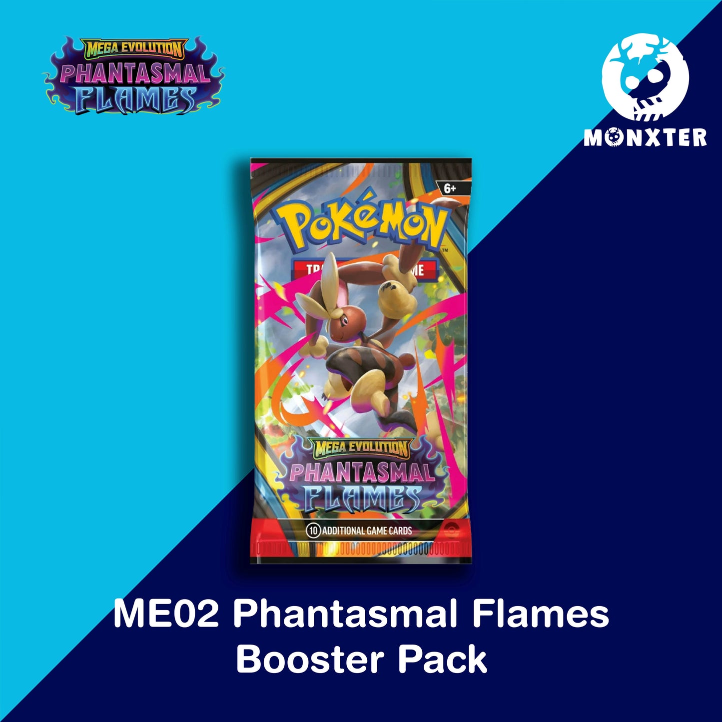 Pokémon TCG - Mega Evolution ME02 Phantasmal Flames Booster Pack