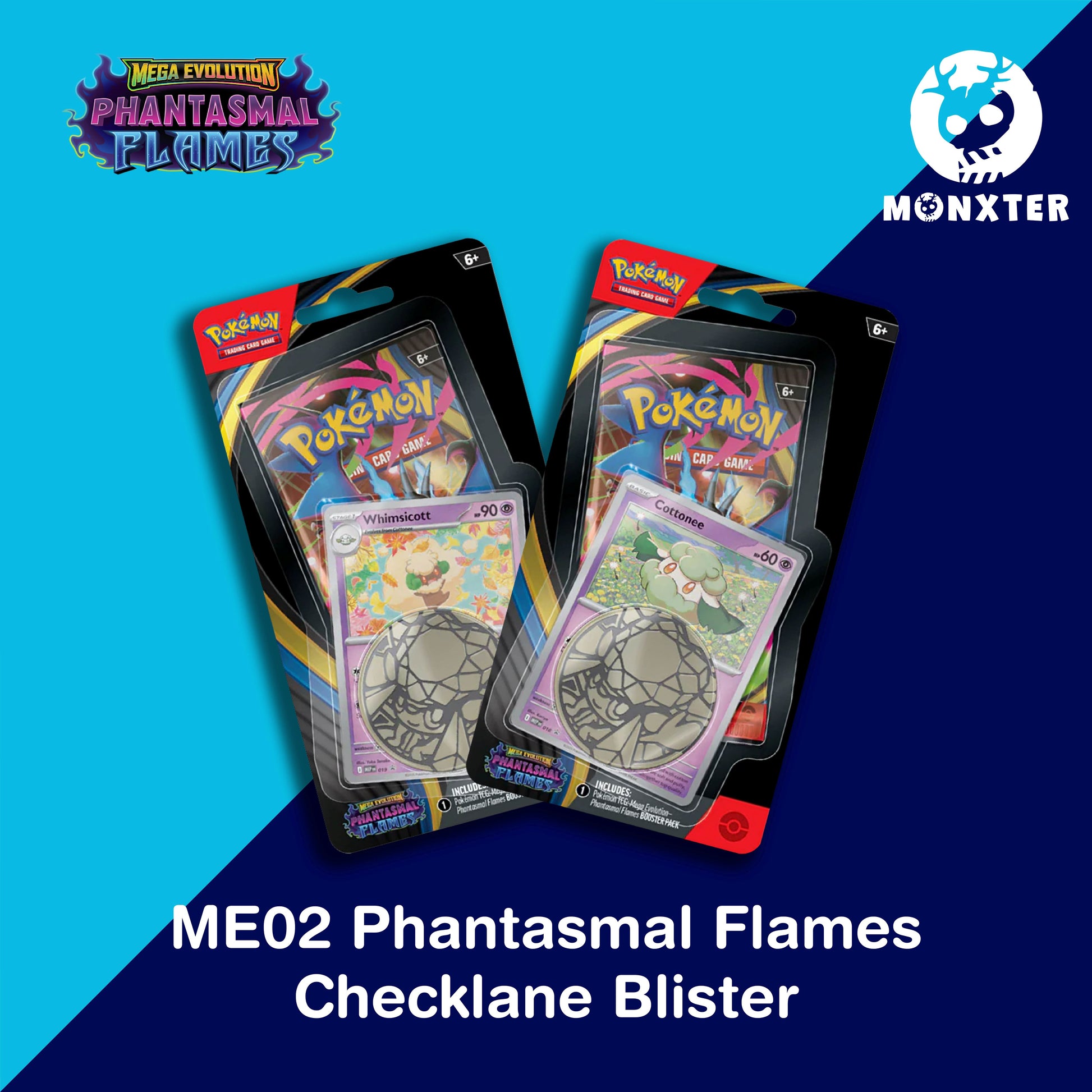 Pokémon TCG - Mega Evolution ME02 Phantasmal Flames Checklane Blister