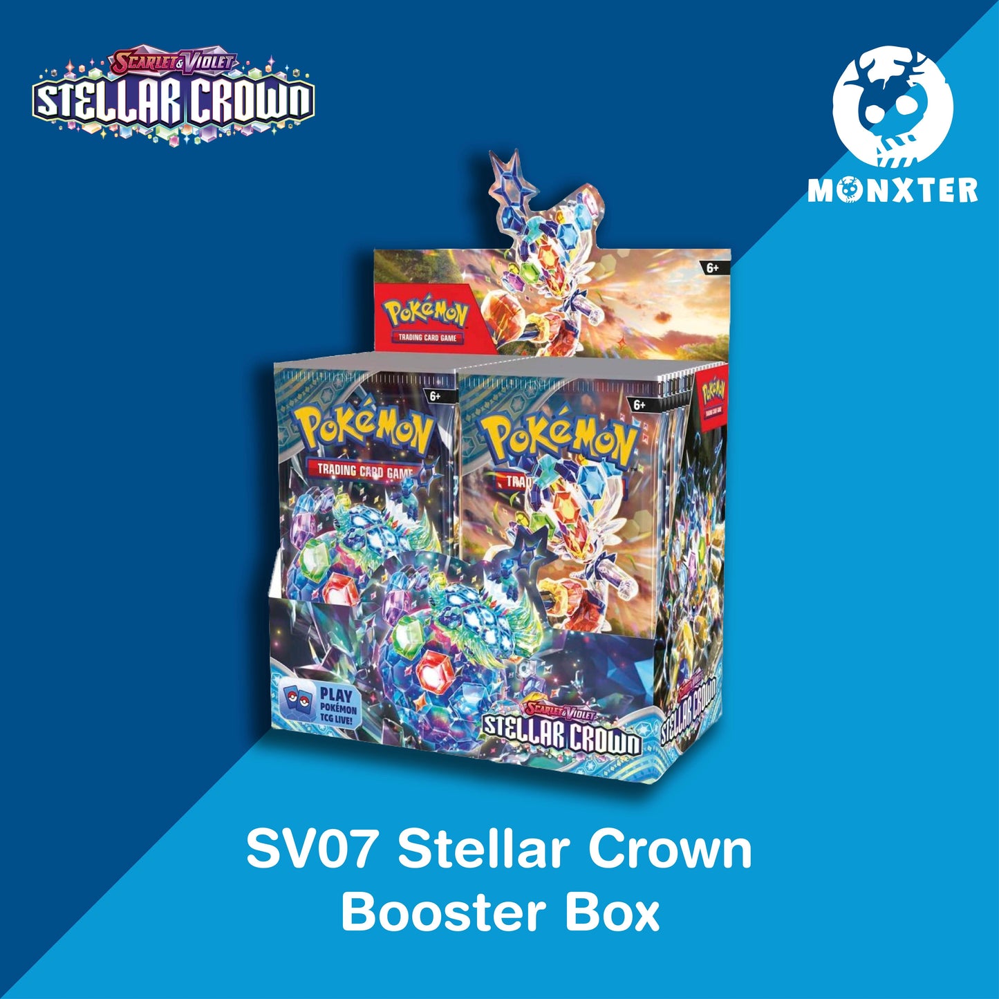 Pokémon TCG: Scarlet & Violet SV07 Stellar Crown Booster Box