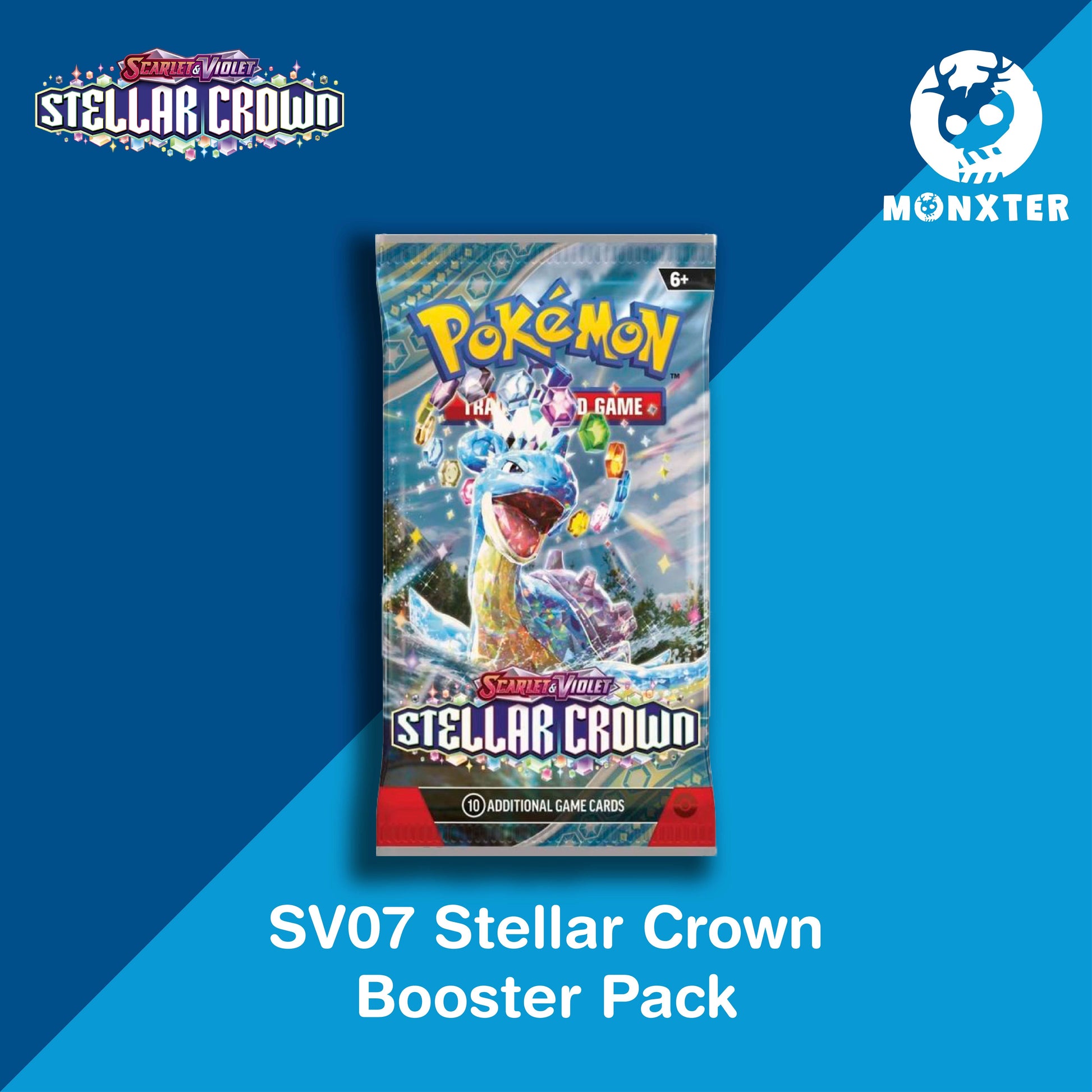 Pokémon TCG: Scarlet & Violet SV07 Stellar Crown Booster Pack