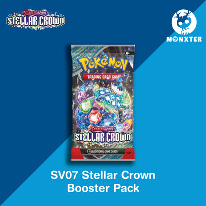 Pokémon TCG: Scarlet & Violet SV07 Stellar Crown Booster Pack