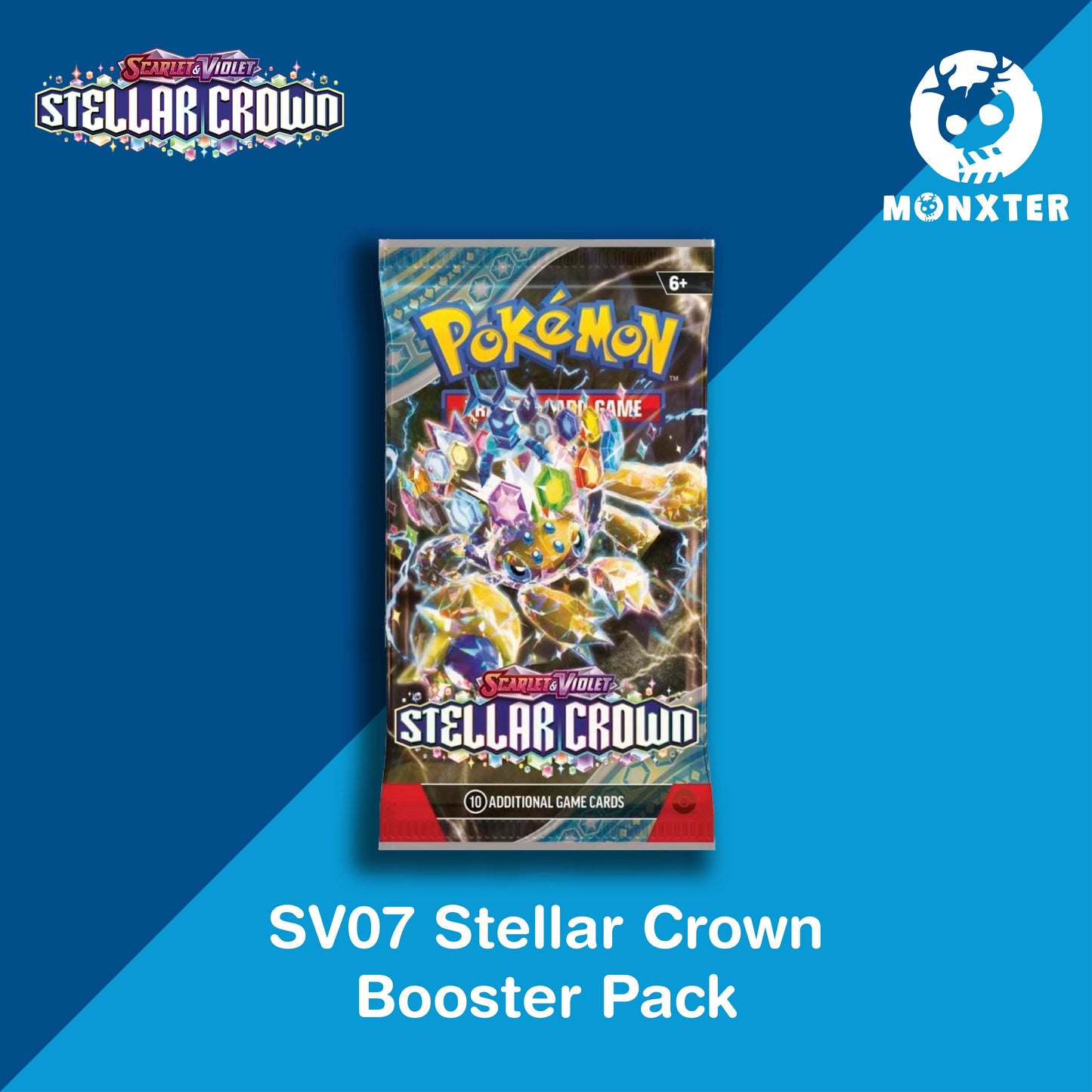 Pokémon TCG: Scarlet & Violet SV07 Stellar Crown Booster Pack