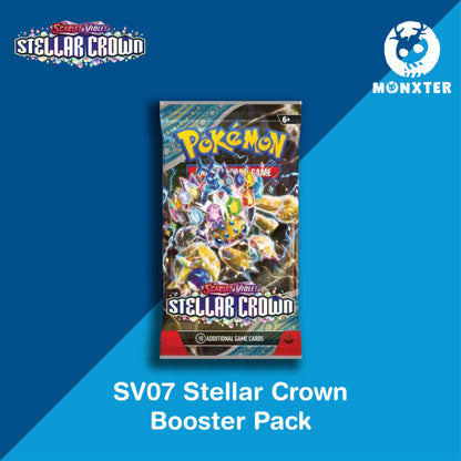 Pokémon TCG: Scarlet & Violet SV07 Stellar Crown Booster Pack