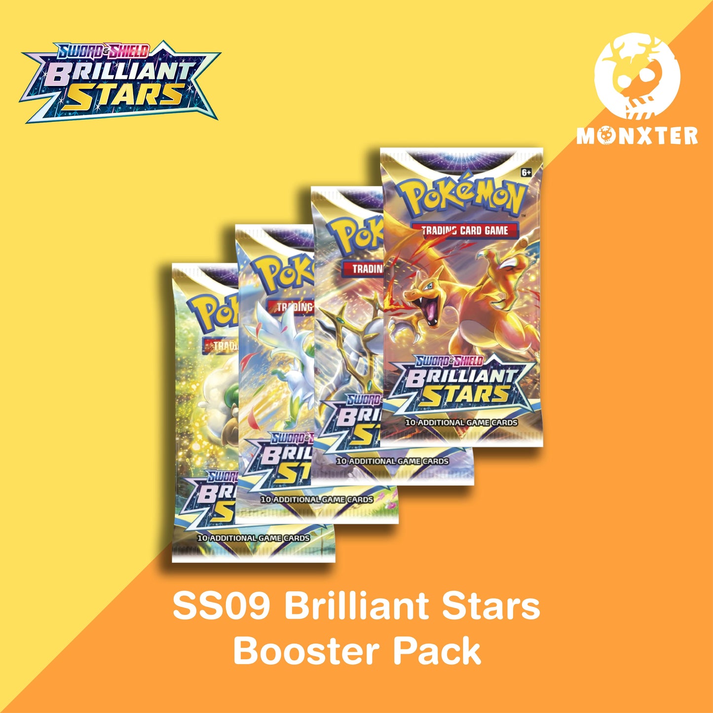 Pokémon TCG: Sword & Shield SS09 Brilliant Stars Booster Pack