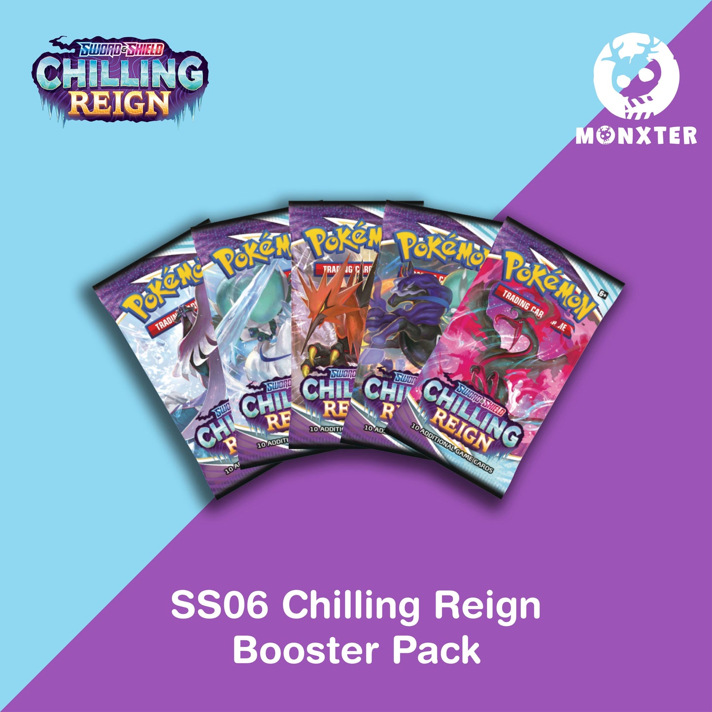Pokémon TCG: Sword & Shield SS06 Chilling Reign Booster Pack