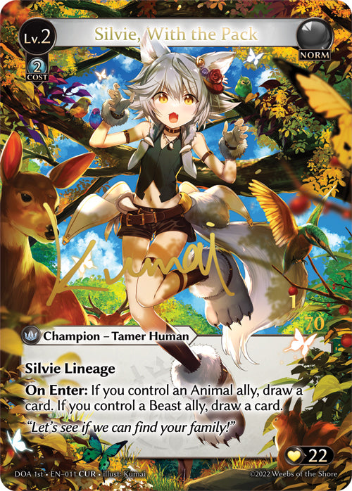 Silvie, With the Pack (CUR) - Dawn of Ashes